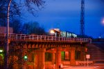 NS GP50 Locomotive crossing the bridge